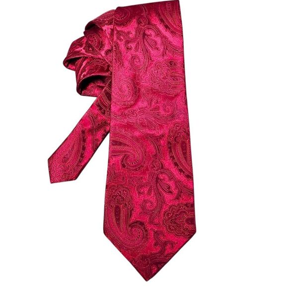 Donald Trump Signature Collection Red Silk Tie